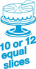 Double Sided Cake Slice Marker 10-12 Slices