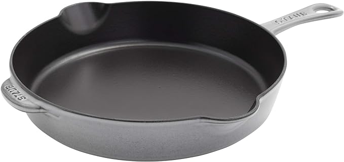 Staub - 11-inch Cast Iron Traditional Skillet - Graphite Grey