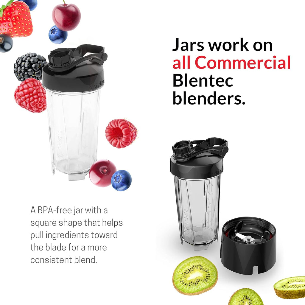 Blendtec GO (30 oz) Bottle, Reusable Single Serve Blender Cup