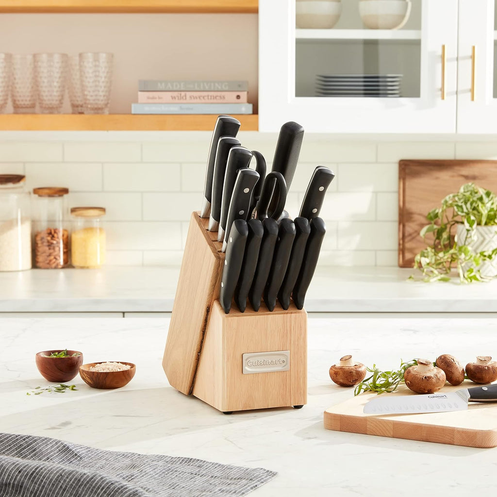Cuisinart Forged Triple-Rivet 15-Pc Knife Block Set