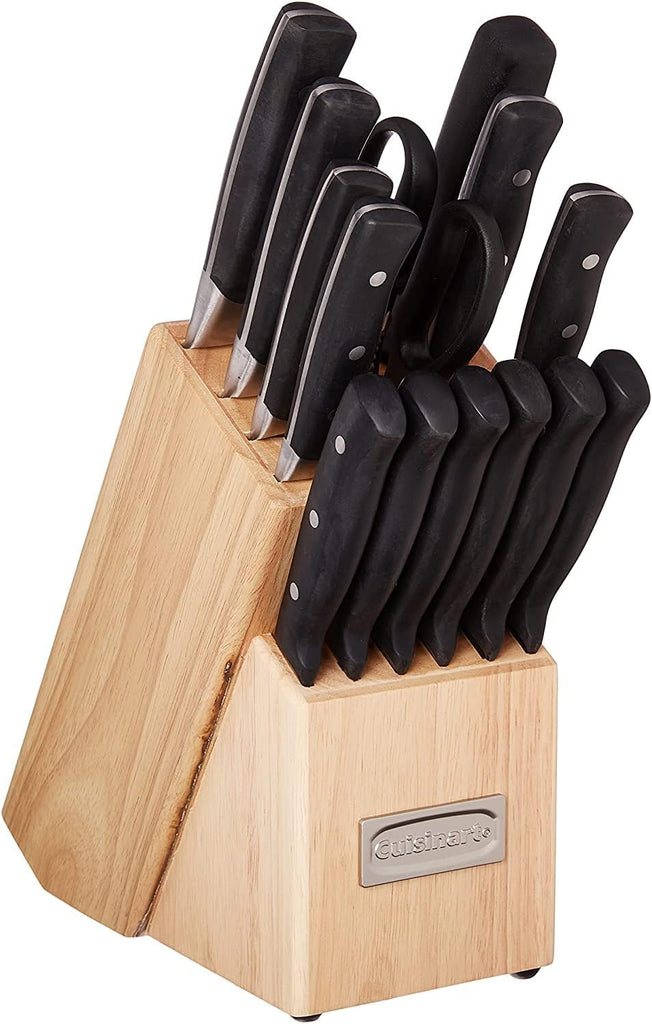 Cuisinart Forged Triple-Rivet 15-Pc Knife Block Set