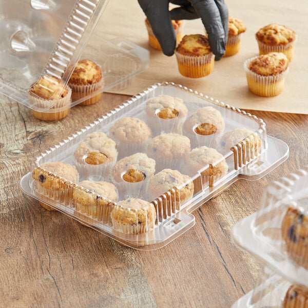 Mini Cupcake / Muffin Container, 12 Cup