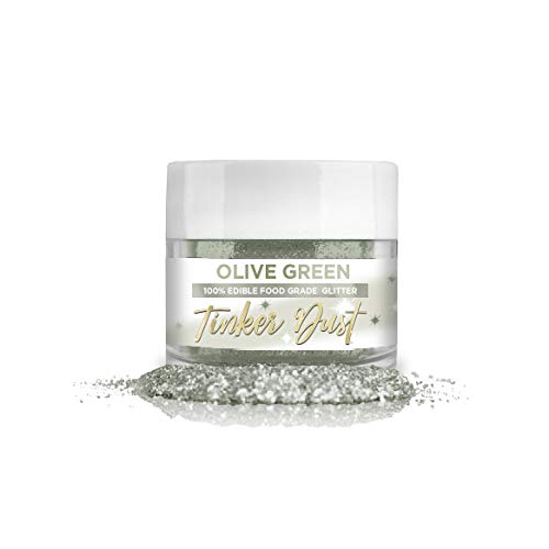 Olive Green Tinker Dust (5g), Edible Glitter
