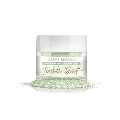 Soft Green Tinker Dust (5g), Edible Glitter