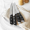 Henckels 4-Pc Steak Knife Set, Black