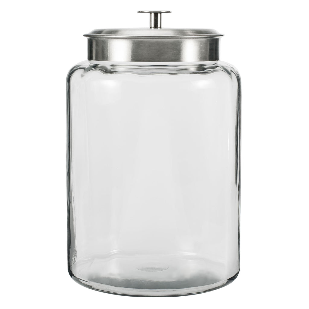 1 Gallon Cracker Jar with Aluminum Lids