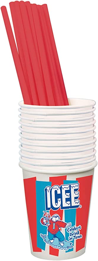 ICEE Paper Cups & Plastic Straws ICEE Paper Cups & Plastic Straws