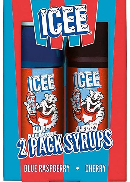 ICEE Syrup Set Cherry and Blue Raspberry