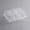 Cupcake / Muffin Container, 6 Cup, Plastic