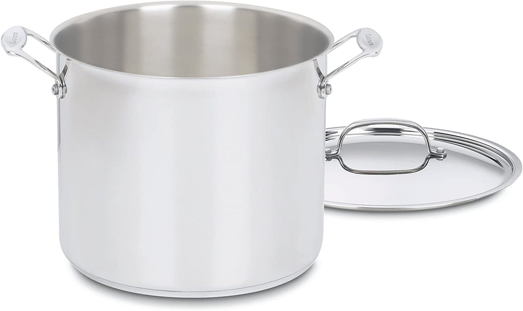 Cuisinart 12 Quart Stockpot with Cover Hard Anodized – Barefoot Baking  Supply Co