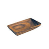 Acacia Wood Rectangle Serving Bowl, 10" x 6" x 2"