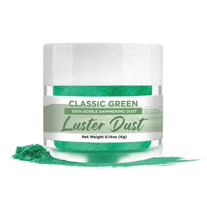 Classic Green Luster Dust (4g), Edible Glitter