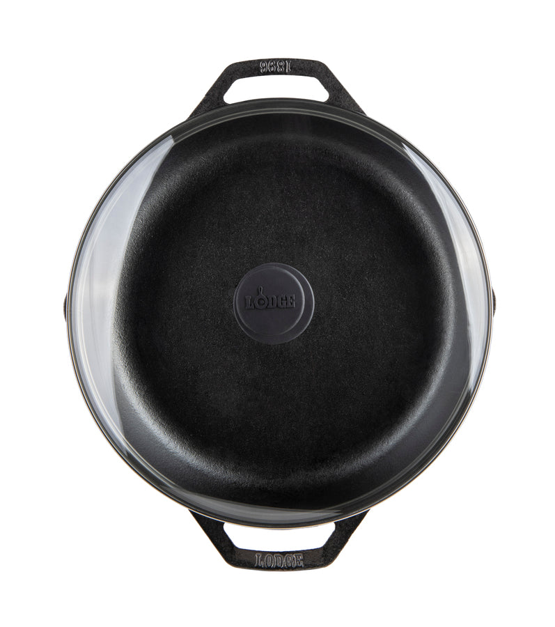 Lodge Chef Collection 12.5 Inch Cast Iron Wok