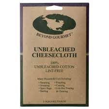Unbleached Cheesecloth (2 Square Yards)