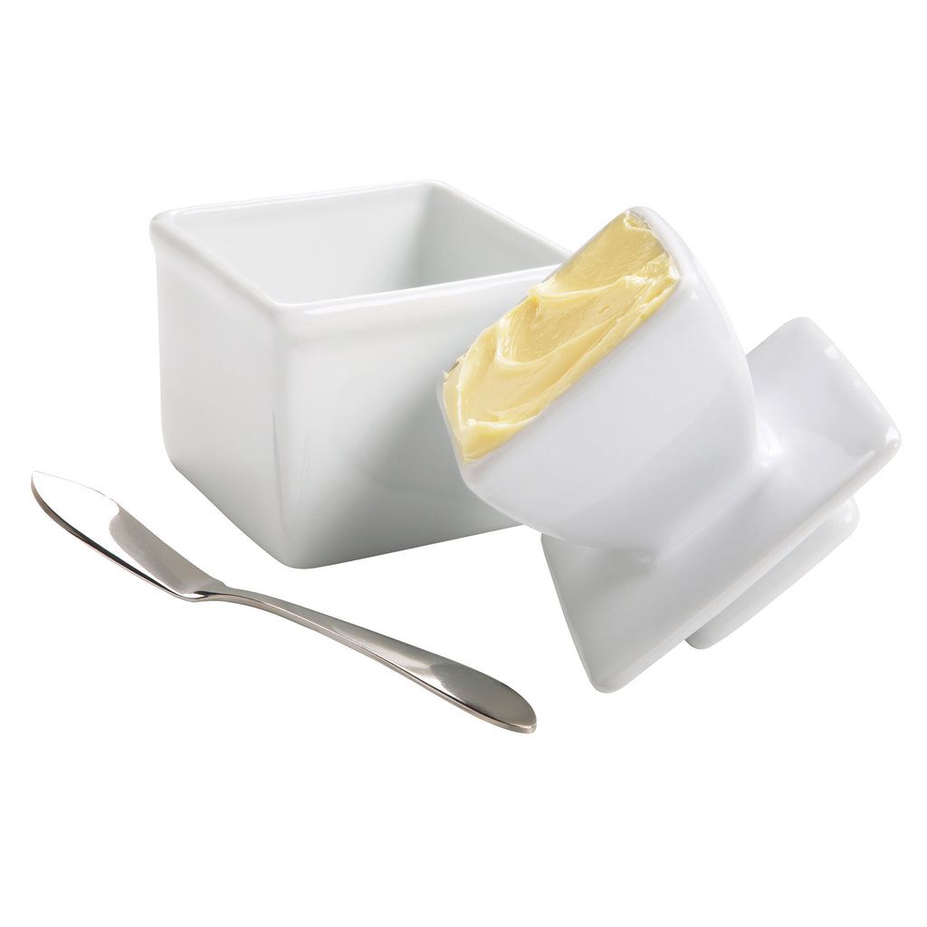 Butter Keeper, Porcelain
