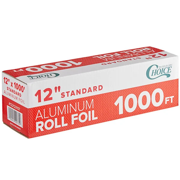 Food Standard Alluminum Foil 12"x1,000'