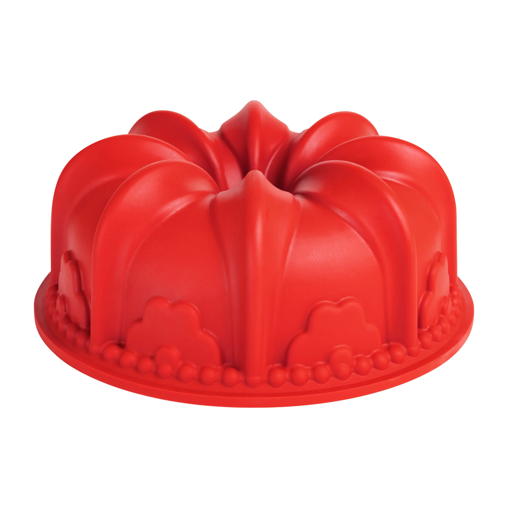 Silicone Fancy Ring Mold Pan, Crown, 8.5" x 3.5"