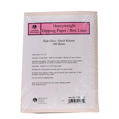 Heavyweight Dipping Paper and Box Liner (12 Sheets)