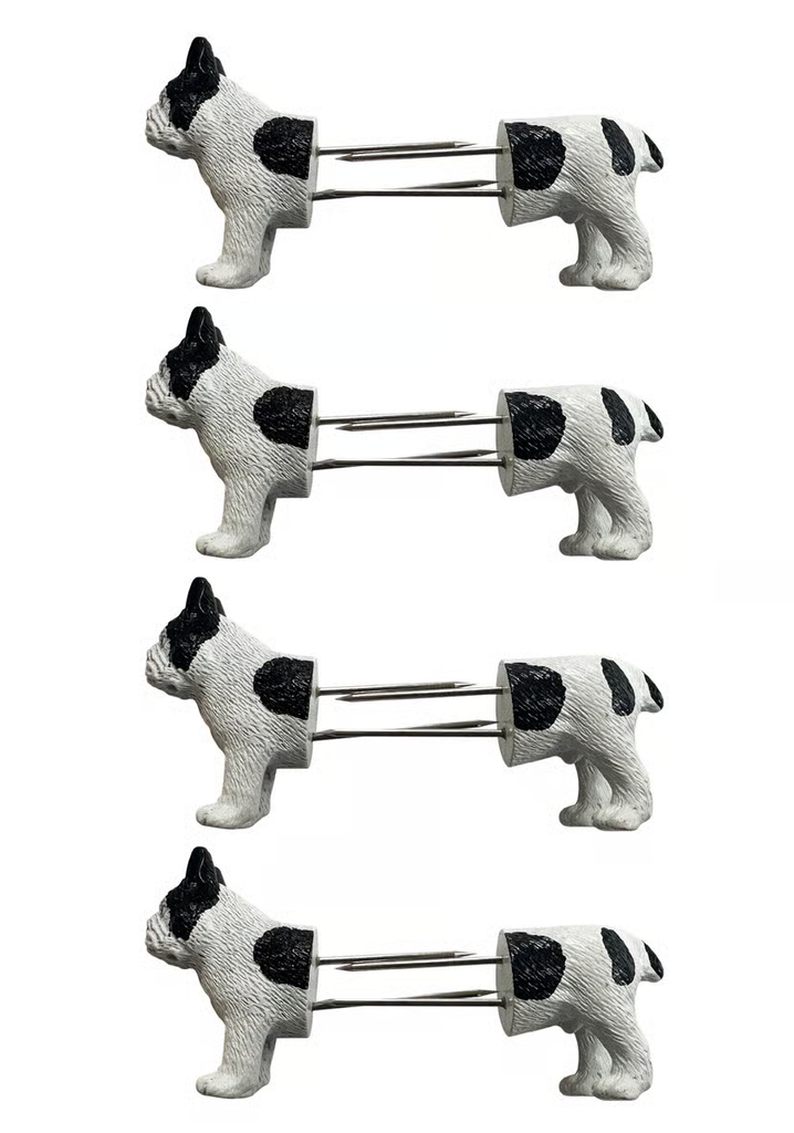 Frenchie Corn Holders Set of 8