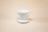 Hario V60 Ceramic Coffee Dripper 02, Classic White