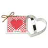 Heart w/card Cookie Cutter