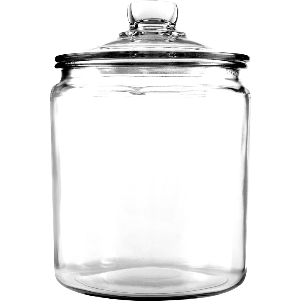 Anchor Hocking Montana Jar, Black/Clear, 1.5 Gallons