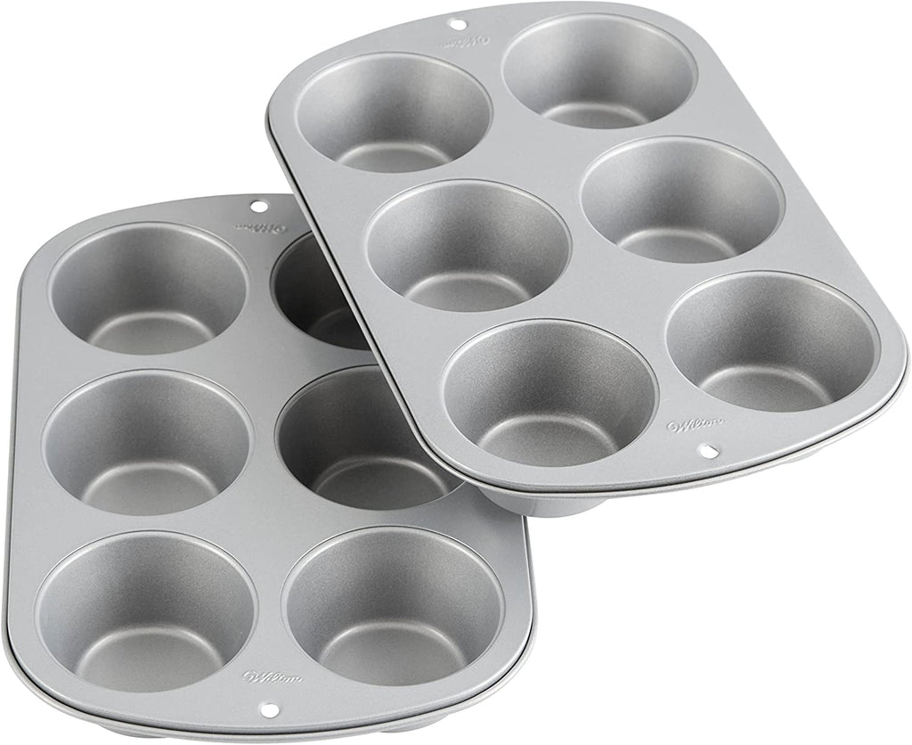 Jumbo Muffin Pan - 6 Cup – Barefoot Baking Supply Co