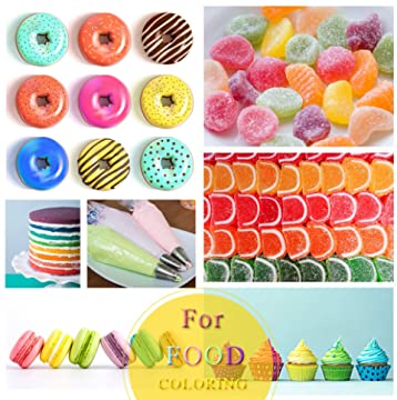 10 Color Food Coloring