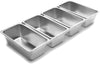 Bread Pans 5.5" x 2.75" Set of 4, Tin-Plated Steel