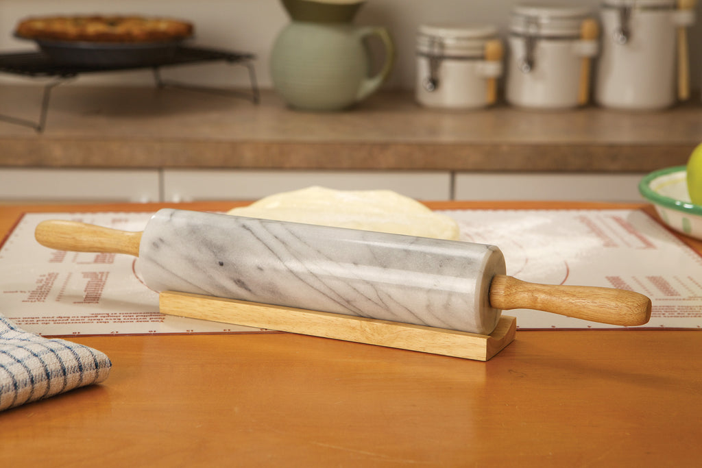 Marble Rolling Pin 10" w/Base