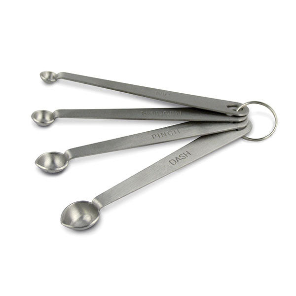 Stainless Steel Pinch/Smidgen/Dash Measuring Spoons : Dexam - at the heart  of your kitchen