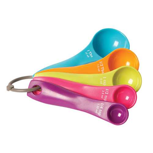 Plastic Measuring Spoon Set of 5