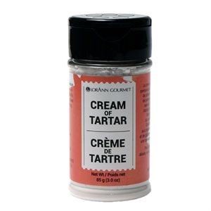 Cream of Tartar (Potassium Bitartrate) 3 oz. jar